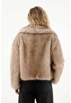 Tennis Abrigo Afelpado Café Para Mujer