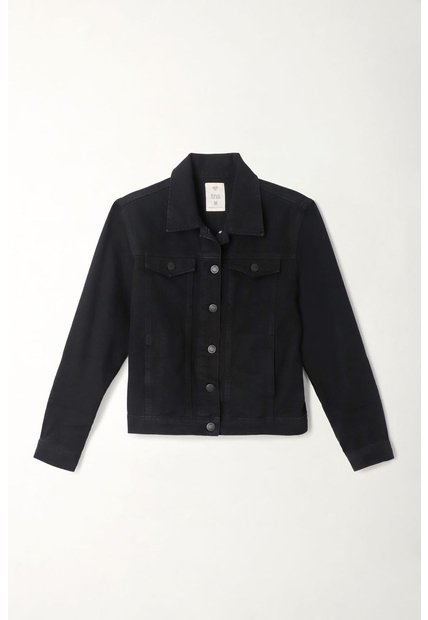 Tennis Chaqueta En Black Denim Para Mujer