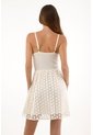 Tennis Vestido Corto En Tejido De Flores Para Mujer de Tennis