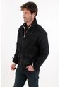 Tennis Chaqueta En Bull Denim Resinada Negra Para Hombre de Tennis