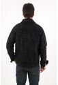 Tennis Chaqueta En Bull Denim Resinada Negra Para Hombre de Tennis