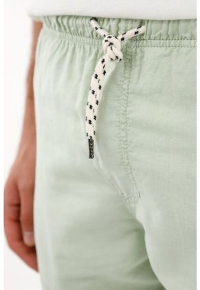 Tennis Bermuda Verde Con Cordón Ajustable Para Hombre