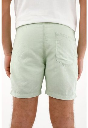 Tennis Bermuda Verde Con Cordón Ajustable Para Hombre