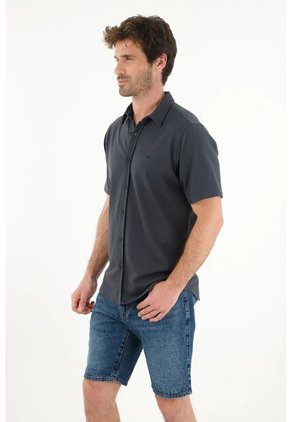 Tennis Bermuda En Denim Tono Medio Para Hombre