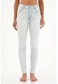 Tennis Jean Jegging Tiro Alto Tono Ice Para Mujer de Tennis