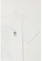 Camiseta Básica Con Estampado Blanca Para Niño de Tennis