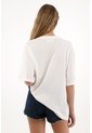 Tennis Camiseta Manga Corta De Silueta Amplia Crudo Para Mujer de Tennis
