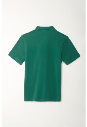 Polo Verde 100% Algodón Para Hombre