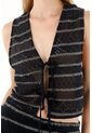 Tennis Chaleco Tejido Con Diseño A Rayas Para Mujer de Tennis