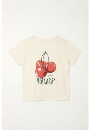 Tennis Camiseta Básica Manga Corta Crudo Para Mujer