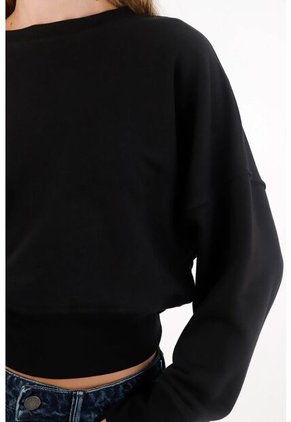 Tennis Buzo En Tela Burda Negro Para Mujer