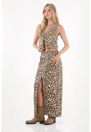 Tennis Chaleco Estampado Para Mujer