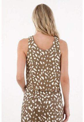 Tennis Chaleco Estampado Para Mujer