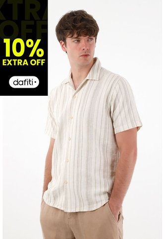 Tennis Camisa Manga Corta Crudo Para Hombre Tennis