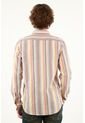 Camisa Cuello Francés A Rayas Para Hombre de Tennis