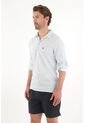 Tennis Camisa Manga Larga Con Diseño A Rayas Para Hombre de Tennis