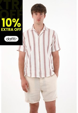 Tennis Camisa Con Diseño A Rayas Con Diseño Limpio Para Hombre Tennis