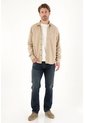 Tennis Jean Recto Con Efecto Resinado Azul Para Hombre de Tennis