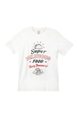 Tennis Camiseta Cuello Redondo Blanca Para Hombre Tennis
