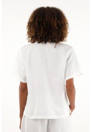 Tennis Camisa Tipo Bowling Manga Corta Para Mujer