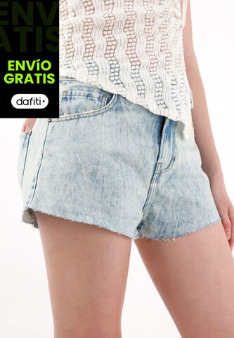 Tennis Short En Algodón 100% Tono Claro Para Mujer Tennis