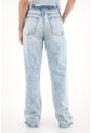 Tennis Jean Wide Leg Con Detalle De Malla Y Brillo Para Mujer de Tennis