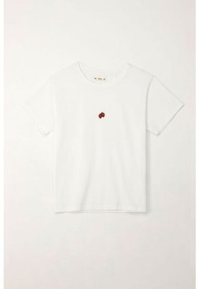 Tennis Camiseta Manga Corta Cuello Redondo Blanca Para Mujer