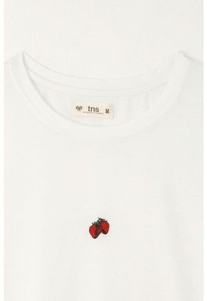 Tennis Camiseta Manga Corta Cuello Redondo Blanca Para Mujer