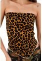 Tennis Camisa Strapless Estampado Animal Print Para Mujer de Tennis