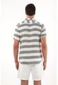 Tennis Camisa Tipo Bowling A Rayas Para Hombre de Tennis