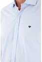 Camisa En Popelina Manga Larga Azul Para Hombre de Tennis