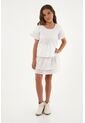 Camisa Blanca De Silueta Amplia Para Niña de Tennis