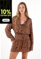 Tennis Camisa Con Estampado De Animal Print Para Mujer de Tennis