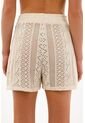 Tennis Bermuda Crudo Tipo Crochet Para Mujer de Tennis