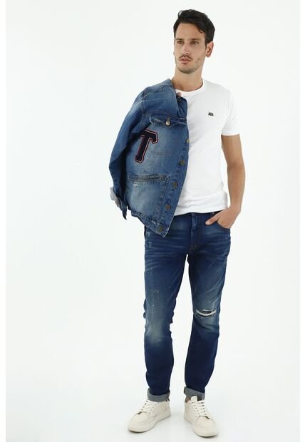 Jean Nudy Azul Marino Para Hombre - Compra Ahora | Dafiti Colombia