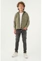 Camisa Tipo Chaqueta Verde Para Niño de Tennis