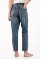 Tennis Jean Recto De Tiro Alto Azul Para Mujer de Tennis