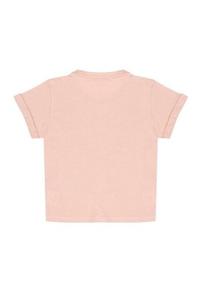 Camiseta Manga Corta Estampada Para Niña