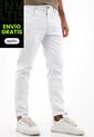 Tennis Pantalón Recto Cinco Bolsillos Blanco Para Hombre de Tennis