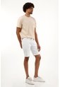Tennis Bermuda Nudy Blanca Para Hombre de Tennis