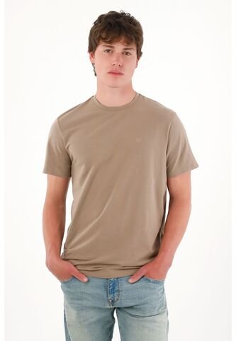 Tennis Camiseta Básica Con Mini Print Café Para Hombre Tennis