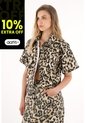Tennis Camisa Crop Con Estampado De Animal Print Para Mujer de Tennis