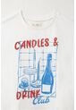 Tennis Camiseta Oversize Manga Sisa Blanca Para Mujer de Tennis