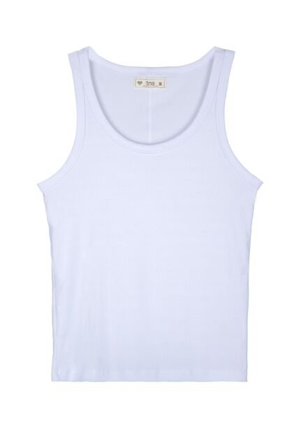 Tennis Camiseta Manga Sisa Blanca Para Mujer