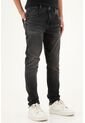 Jean Slim Black Denim Para Niño de Tennis