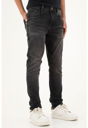 Jean Slim Black Denim Para Niño