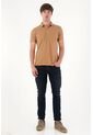 Tennis Camiseta Polo Manga Corta Café Para Hombre de Tennis