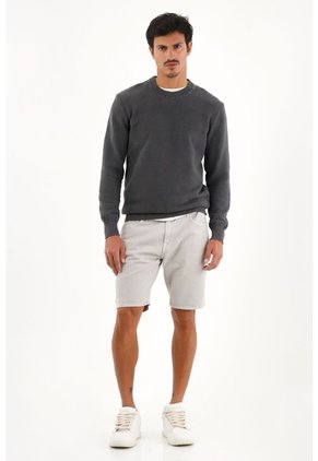 Tennis Buzo Tejido Gris Diseño Cerrado Para Hombre