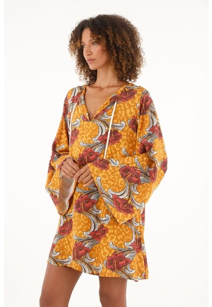 Vestido Estampado Corto Para Mujer