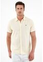 Camisa Amarilla Cuello Clásico Para Hombre de Tennis